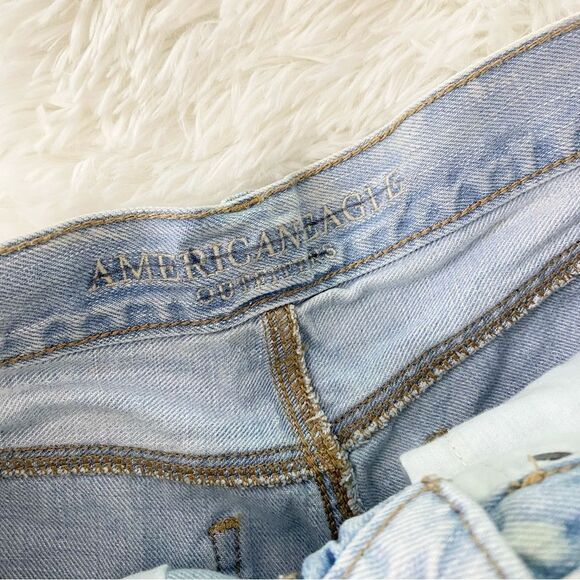 American Eagle Light Blue Jean Shorts with Lace - Picture 5 of 5